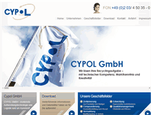Tablet Screenshot of cypol.de